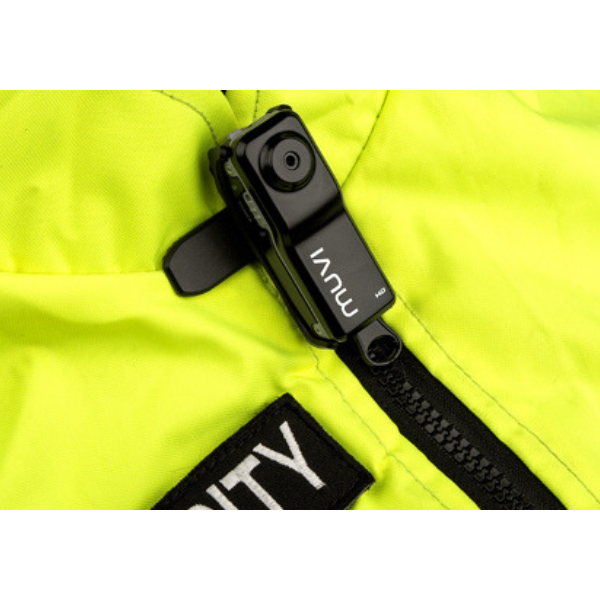 Veho Muvi Hd Pro Micro VideocámaraHdManos LibresUsadoSeguridadDel Cuerpo-Negro