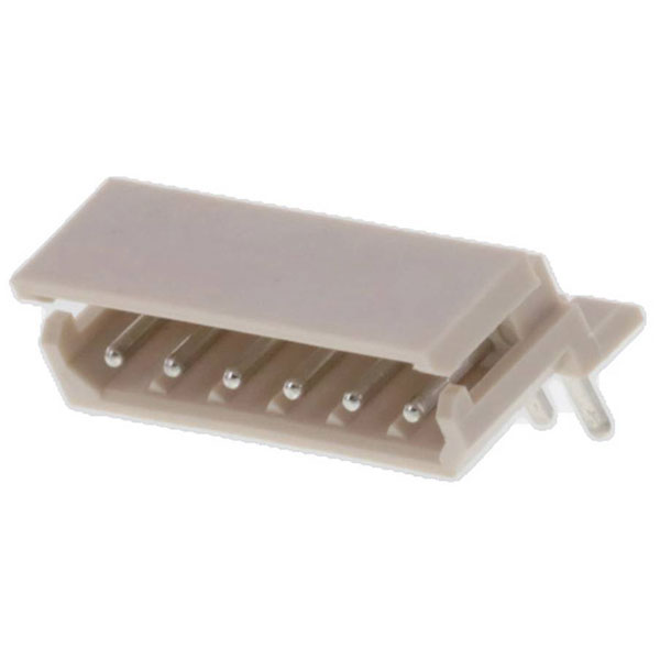 Molex 22057065 Mini-spox Header 6 pin passo 2,50 mm ad angolo retto Tin