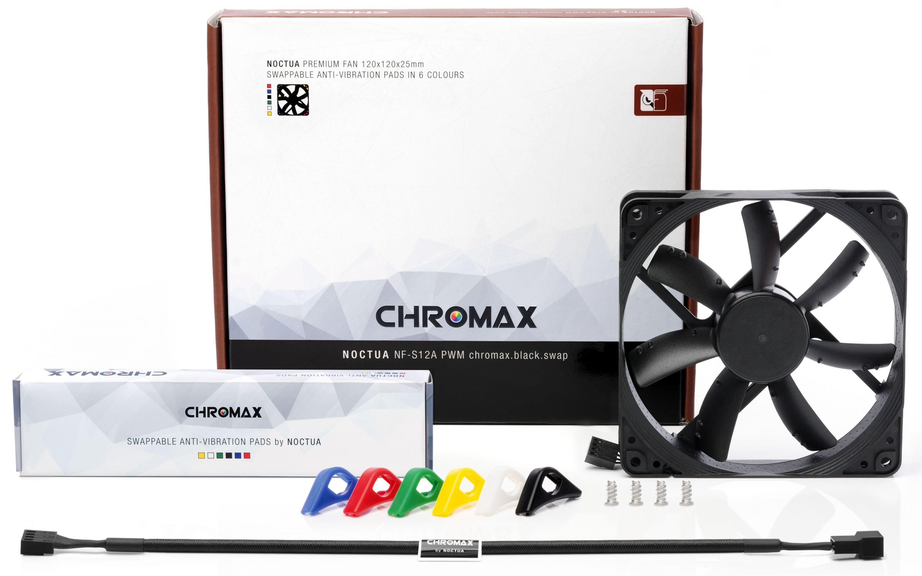 Noctua NF-S12A PWM Chromax 1200 RPM Premium Grade 120mm