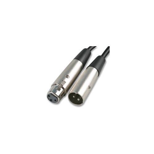 XLR FEMALE TO MALE LEAD microphone mic patch cable 1m