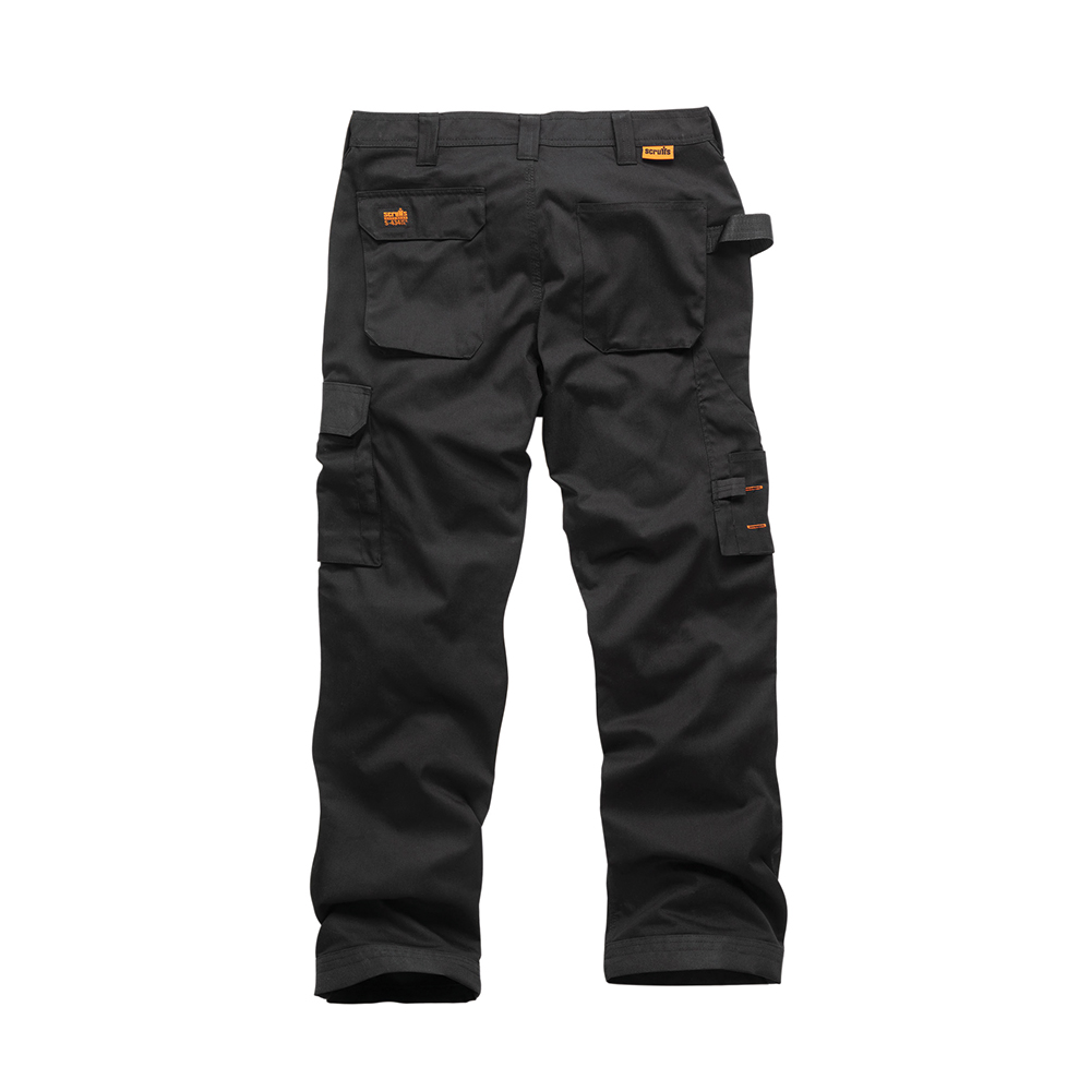 Scruffs Worker Trouser Black or Navy Regular Fit Durable Twill Multi Pocket