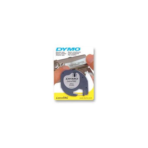 TAPE,METAL SILVER LETRA TAG , DYMO , 91208