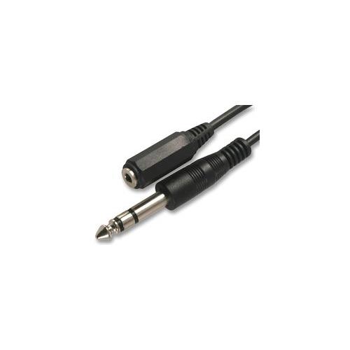 PC2097 6.35mm Stereo Jack Male to Female 3.5mm cable lead 1.8m