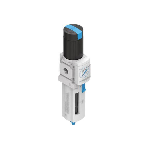 FESTO 159631 Filter Regulator metal basket manometer 40µm filter mesh