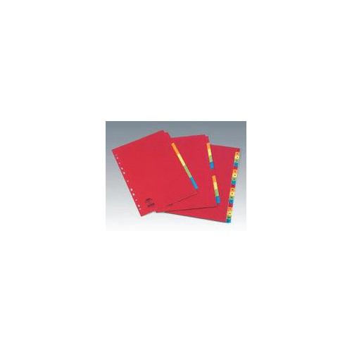 50899 , Intercalaire Concord Bright A4, 10 pièces assorties
