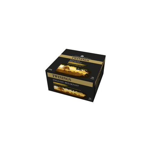 F09583 , Twinings English Breakfast Envelope Tea Bag Pack of 50