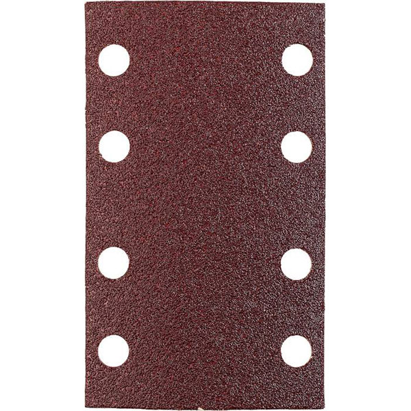 kwb 818412 carta vetrata 5 pezzi grana 120 80x133 mm legno metallo con gancio e anello