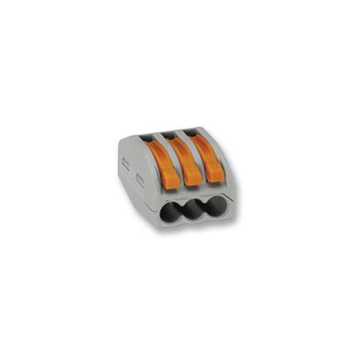 RT17120 222-413 Bloque de terminales Wago con palanca 3 conductores 4 mm²