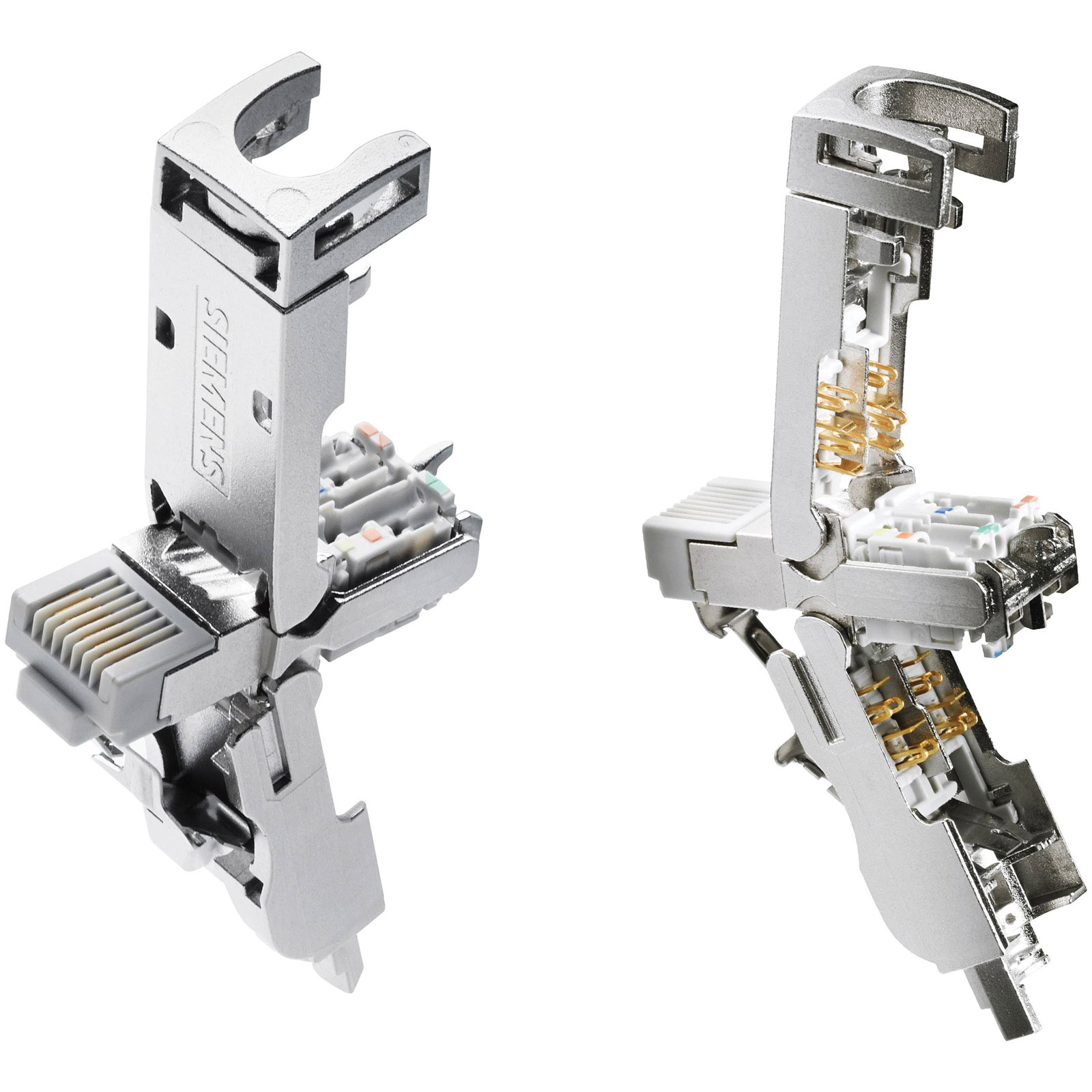 Siemens 6GK19011BB102AB0 RJ45 Plug robust metal 180° FC connection
