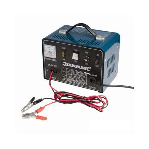 Silverline Battery Charger 12/24V 18A/12A 12V at 18A/24V at 12A DIY