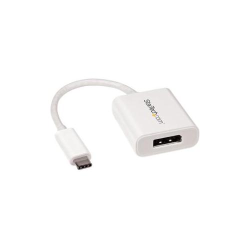 Adattatore StarTech da USB C a DisplayPort Adattatore USB da tipo C a DP 4K 60Hz bianco