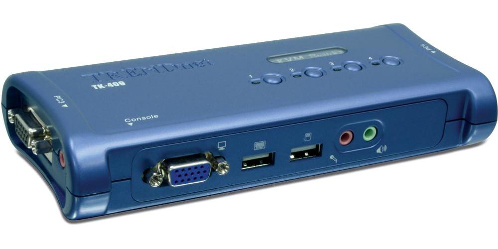 TRENDnet TK-409K KVM Switch Audio Driver for Windows TRENDnet TK-409K KVM Switch Audio Driver Download