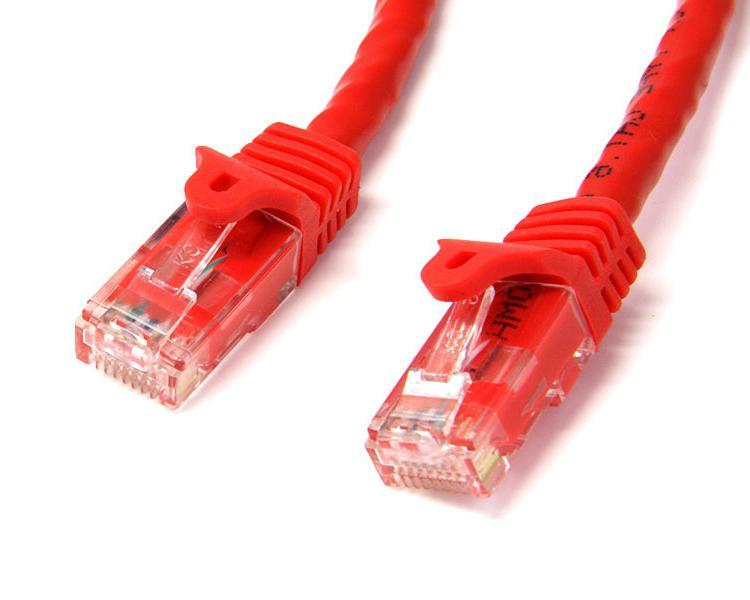 N6PATCH100RD Cavo patch Startech Gigabit rosso antigroviglio RJ45 UTP Cat6 30,48 m