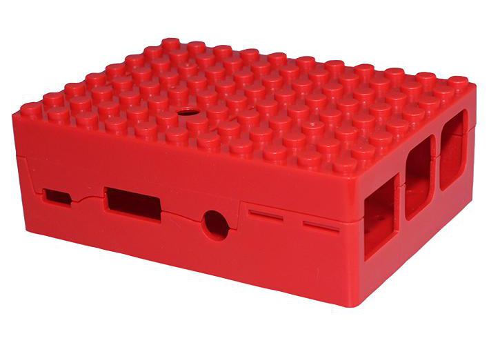 Boîtier Multicomp Pi-blox en rouge pour Raspberry Pi modèle B + Pi 2 modèle B Pi 3 B