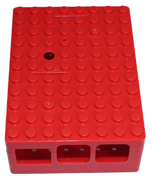 Boîtier Multicomp Pi-blox en rouge pour Raspberry Pi modèle B + Pi 2 modèle B Pi 3 B