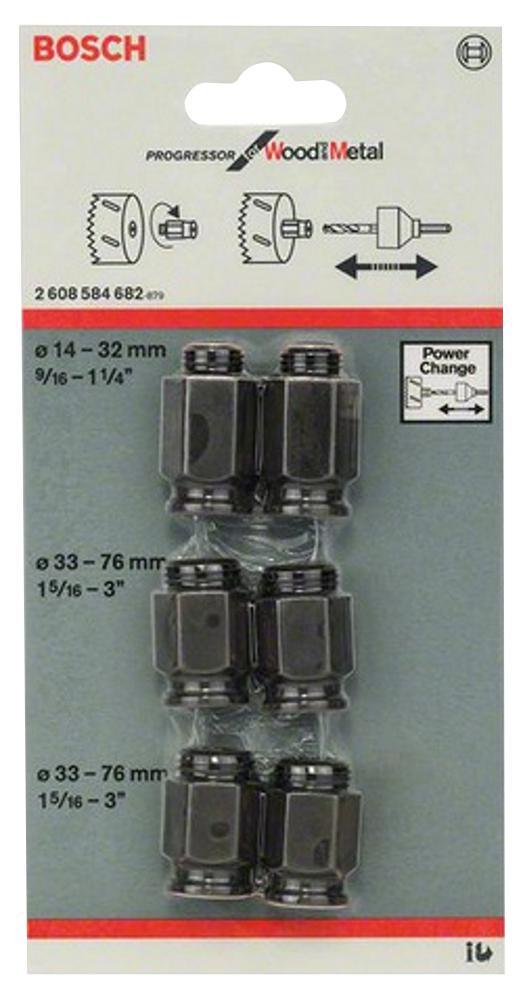 Bosch - 2608584682 - Transition Adapter Set, 6pc