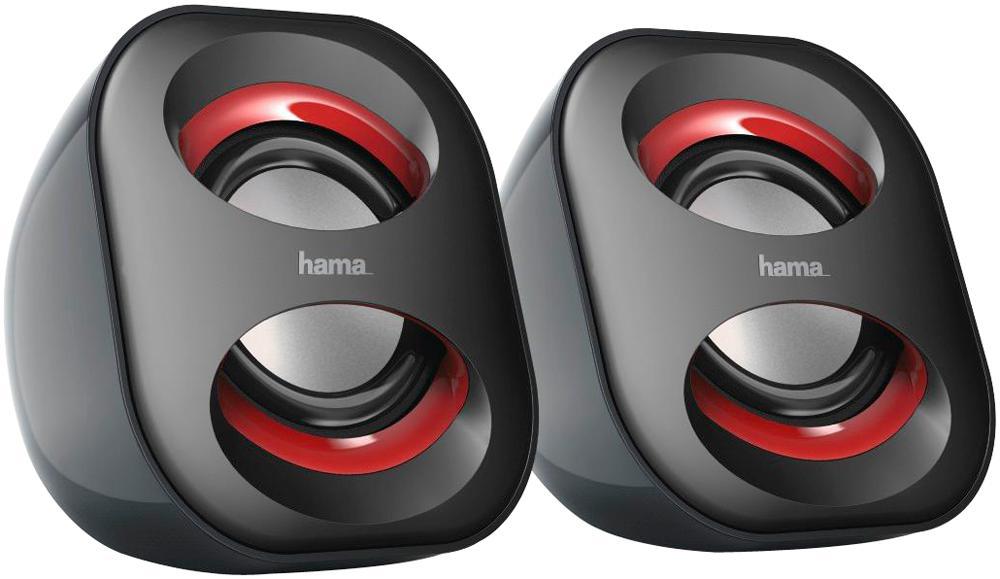 red pc speakers
