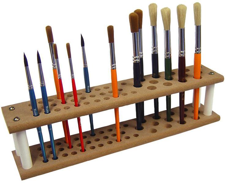 Major Brushes 7030 Wooden Paint Brush Holder 45 Major Brushes 7030 Wooden Paint Brush Holder 45