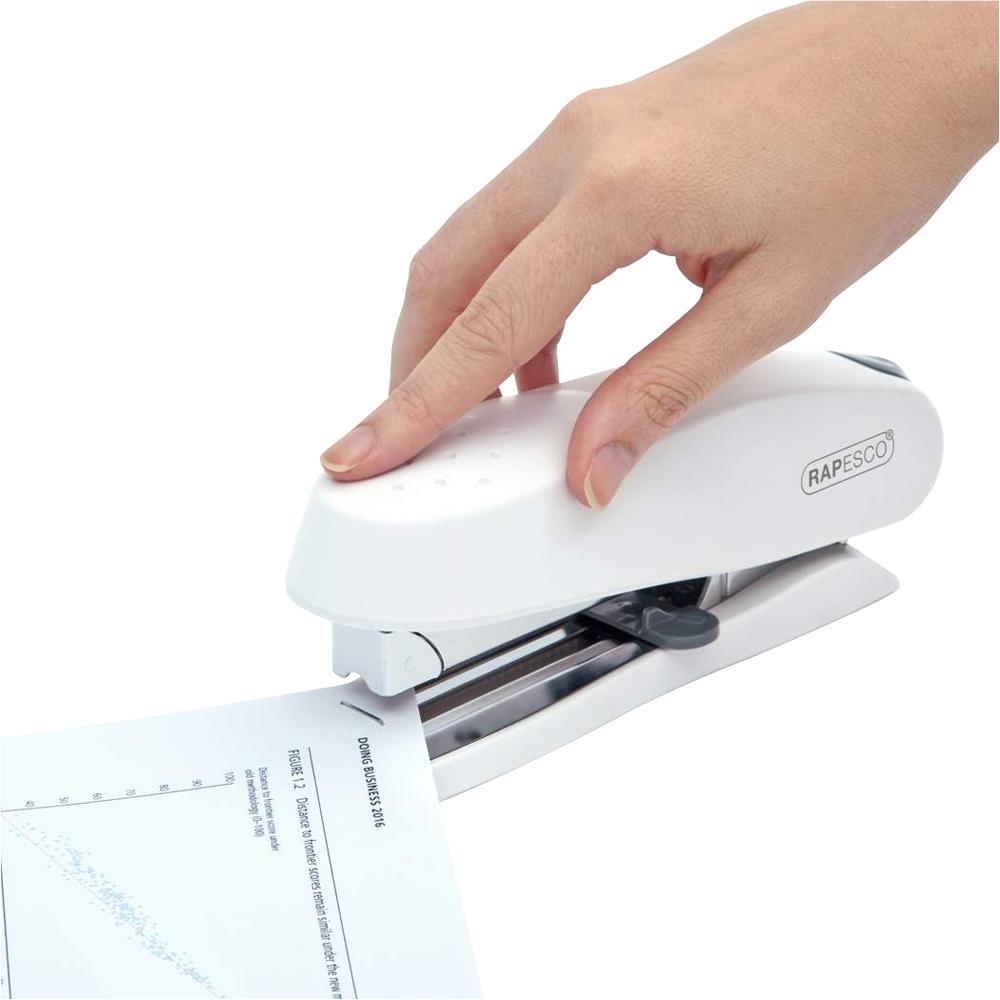 Rapesco 1390 Eco Spinna Front Loading Heavy Duty Stapler White eBay
