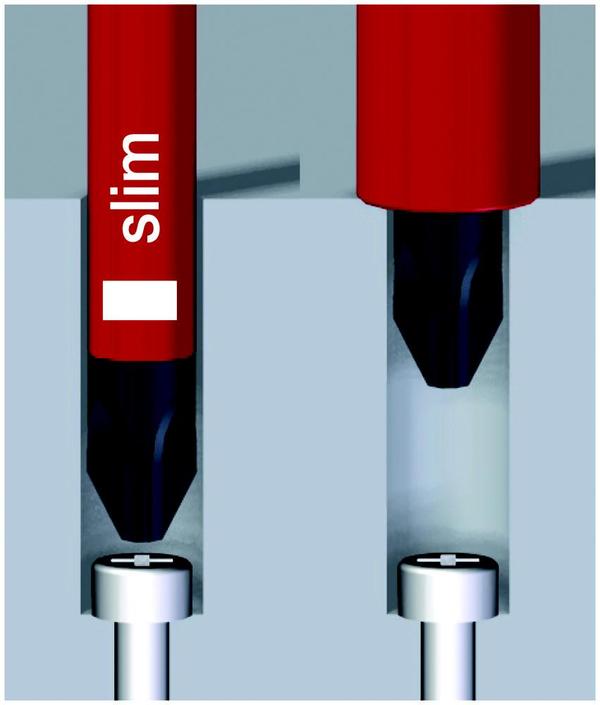 WIHA - 41160 - Softfinish VDE Slimbit Torx destornillador T9 x 75 mm 1000V CA