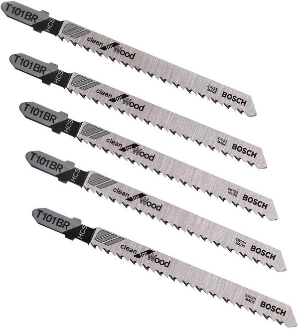 Bosch T101BR Wood Jigsaw Blades 5 Pack eBay
