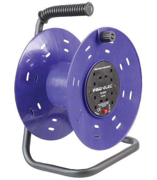 4Gang Plastic Empty Cable Reel Drum, 50m PRO ELEC eBay