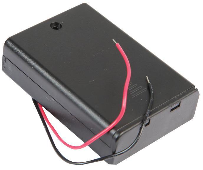 Porte-batterie 3x AA ci-joint avec fil de fil - PRO PLUS