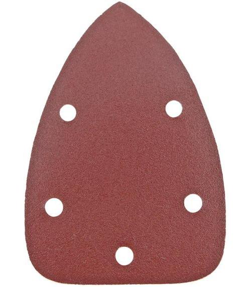 140 mm 5 Löcher, Körnung 120, Detail-Schleifpad – 10 Stück – TOOLPAK