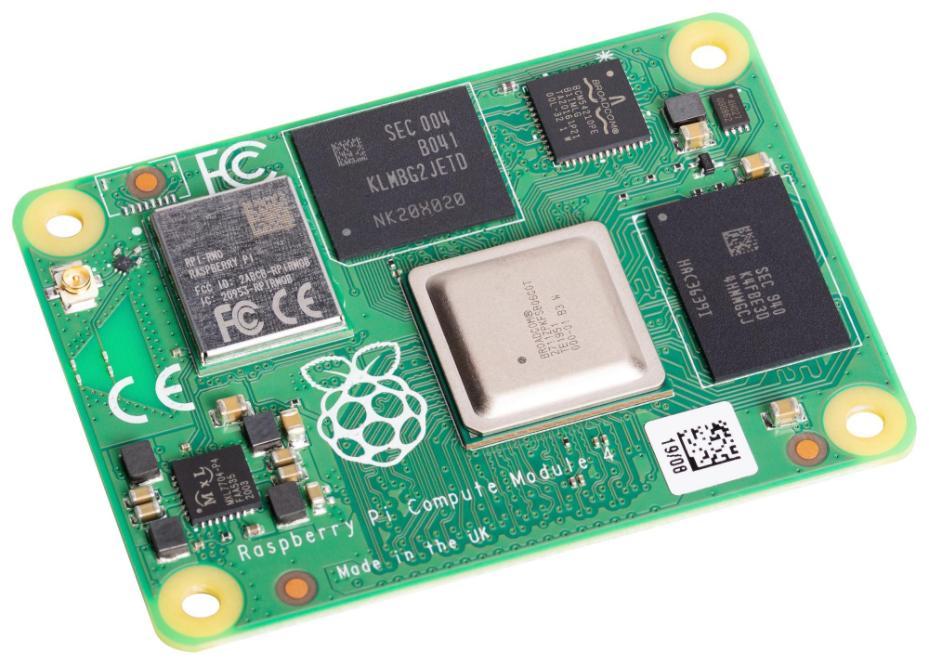 Modulo di elaborazione Raspberry Pi 4 da 2 GB, eMMC da 16 GB - CM4002016