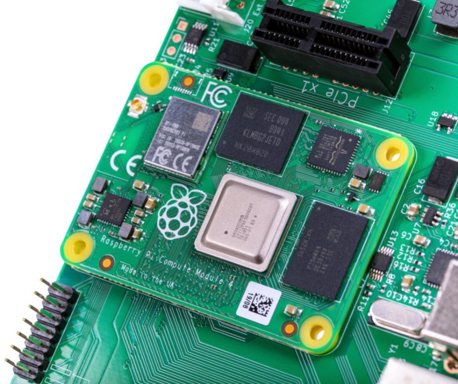 Modulo di elaborazione Raspberry Pi 4 da 2 GB, eMMC da 16 GB - CM4002016