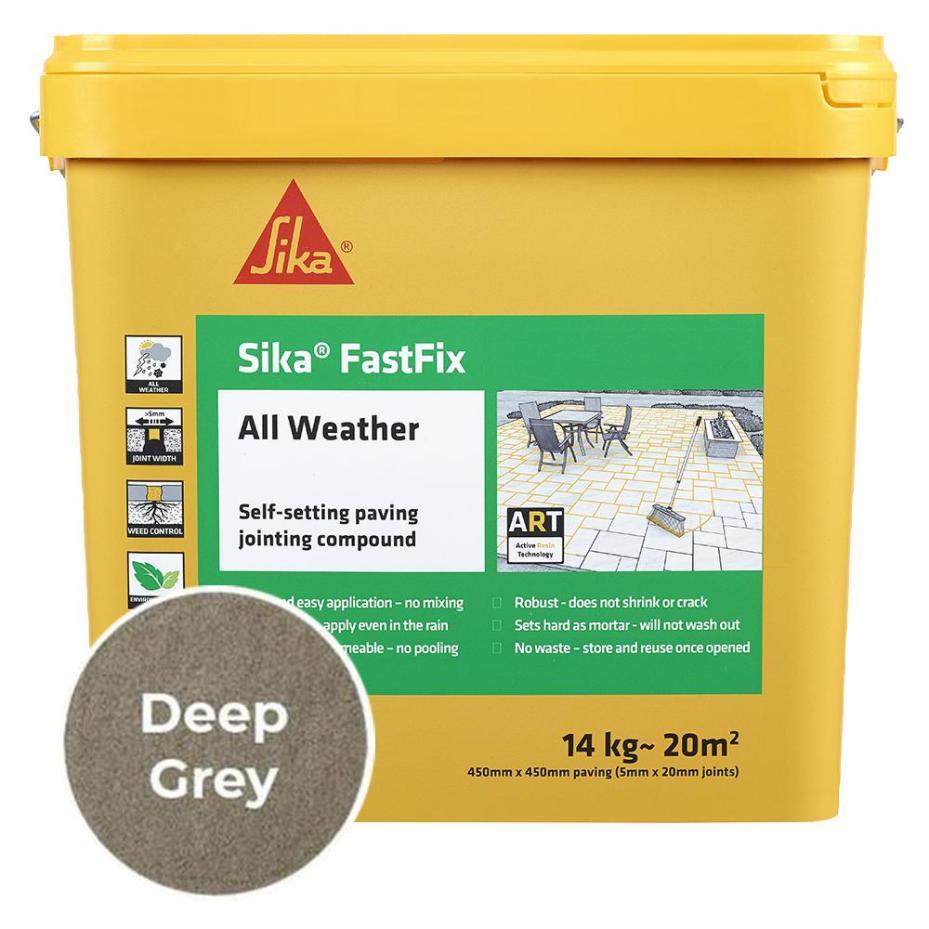 Composto per giunzioni per tutte le stagioni FastFix, grigio scuro 14 kg - SKFFIXDPGY14