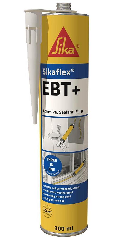 Sikaflex EBT+ Adhesive, Sealant & Filler, Clear 300ml - SKFLEXEBTCR