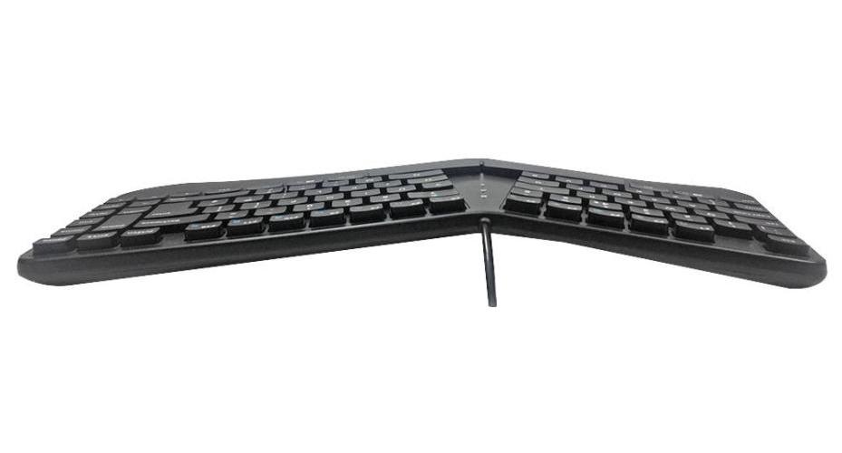 Contour Split Key USB Multimedia Keyboard, Black - KYB-CONTOUR-UBK