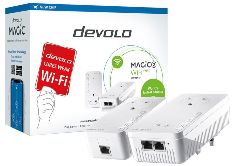 Magic 2 Mesh WiFi Next Powerline Starter Kit, Twin Pack - 8619