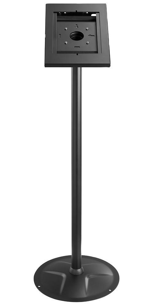 Espositore per tablet da terra resistente ai furti, bianco - PSG91732