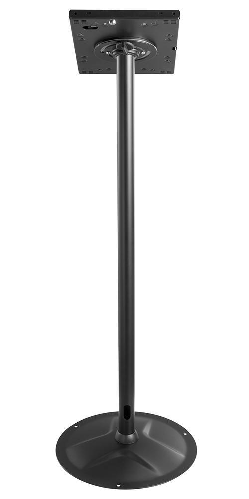 Espositore per tablet da terra resistente ai furti, bianco - PSG91732