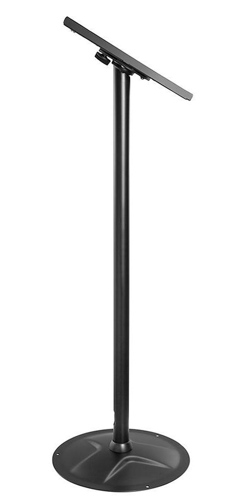 Espositore per tablet da terra resistente ai furti, bianco - PSG91732