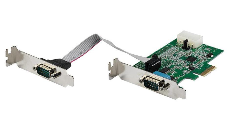 2 Port PCI-Ex RS232 Serial Adaptor Card with 16950 UART - PEX2S953LP