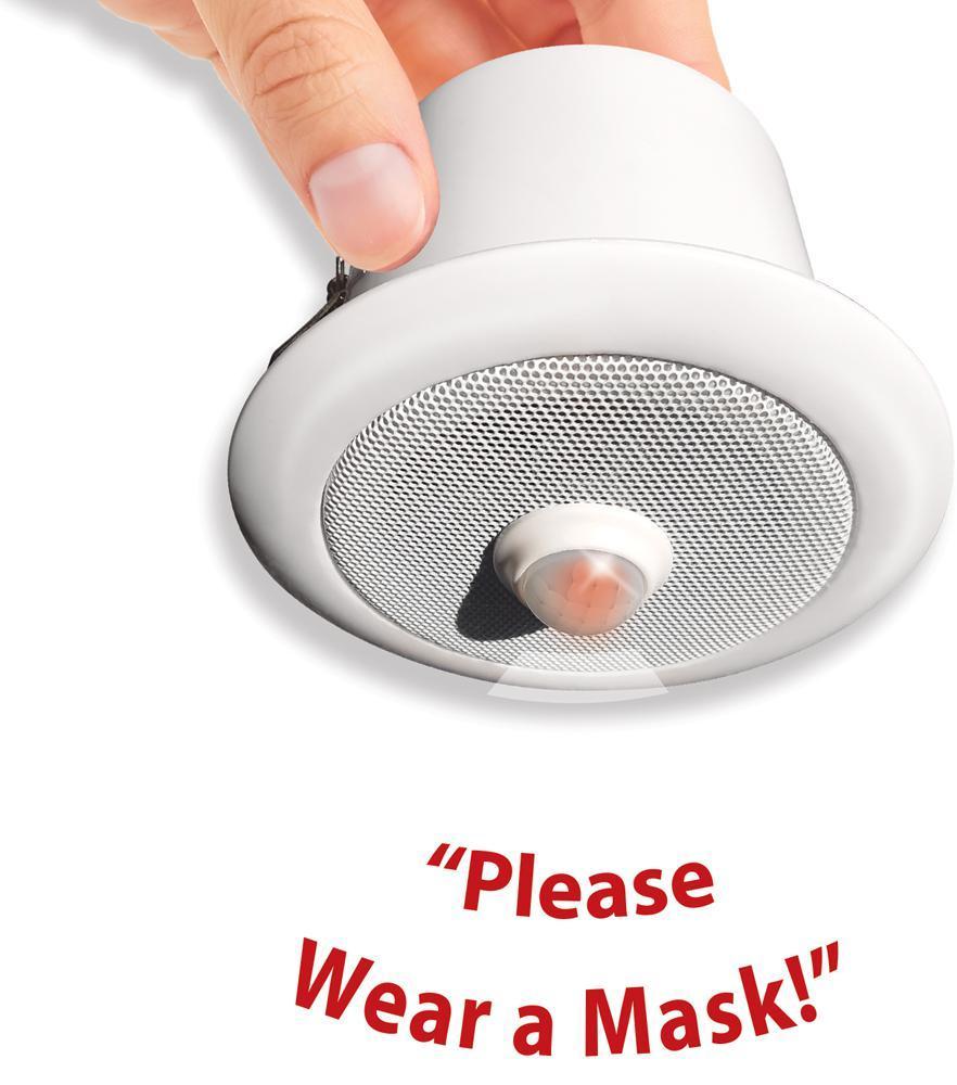 Motion Activated Ceiling Messaging Speaker 3W - VOX111