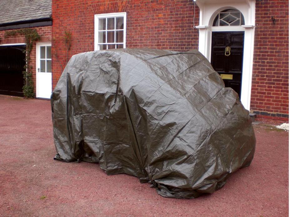 Heavy Duty Tarpaulin, Green - 6ft x 4ft - TP64