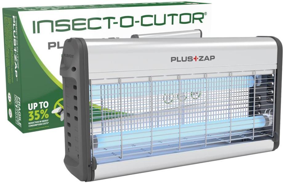 Destructeur de mouches électrique en aluminium PlusZap 30 W, 3e génération - PZ3-30AL