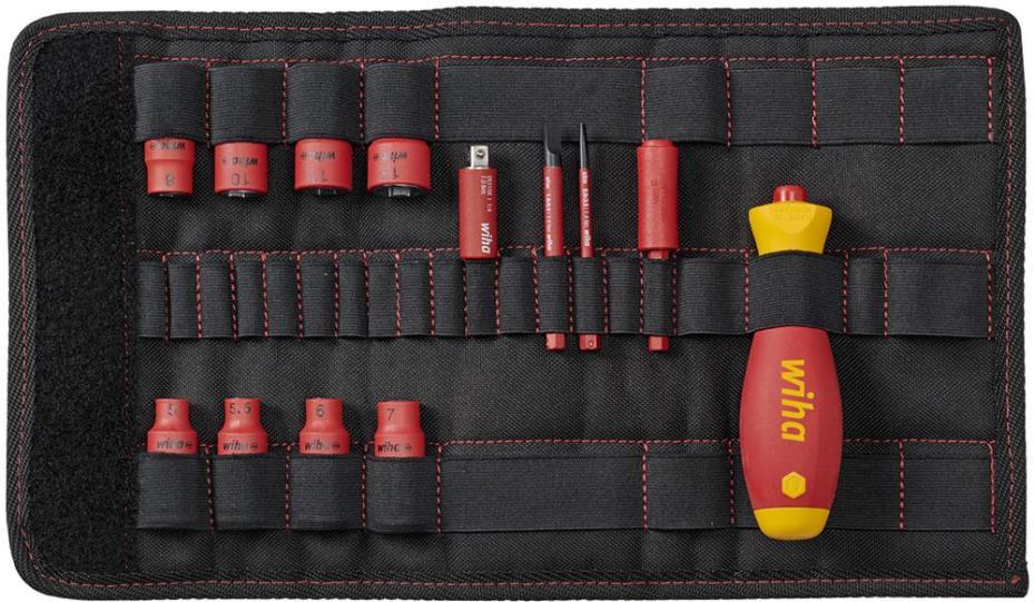 slimVario Set di cacciaviti e giradadi VDE, 13 pezzi - 43467