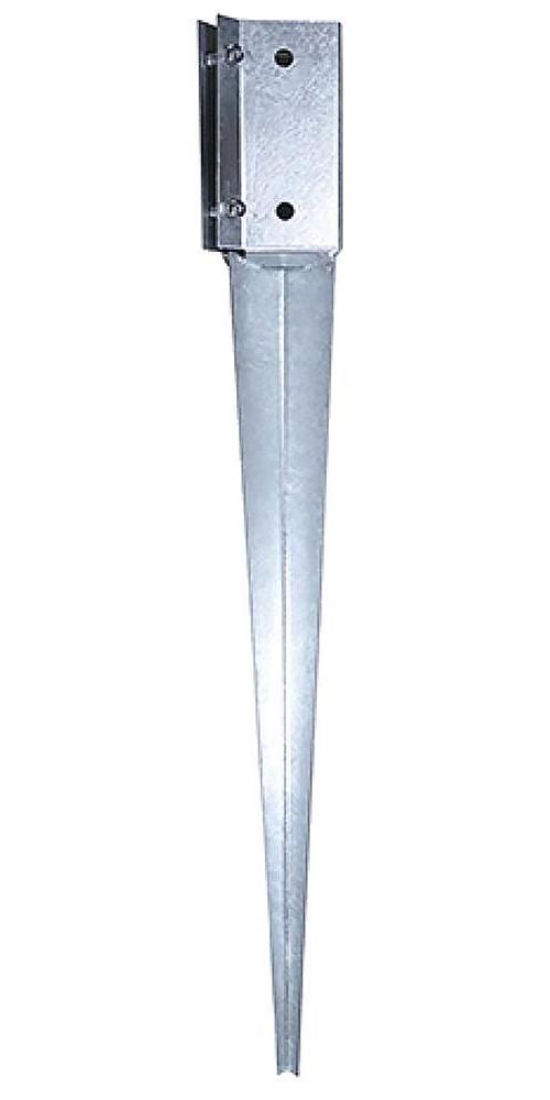 Bullone di fissaggio sicuro nel picchetto per palo della recinzione zincato a caldo 75 mm x 600 mm
