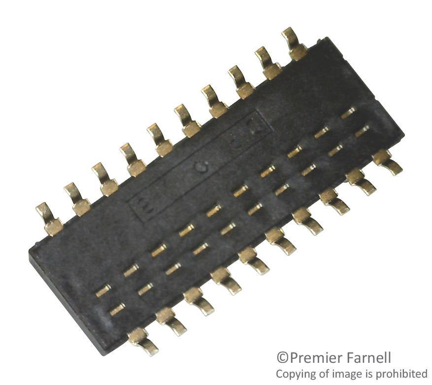 Attuatore a scorrimento Dip Switch 10 vie Half Pitch Spst 24 V CC 25 mA Nastro superiore sigillato SMD