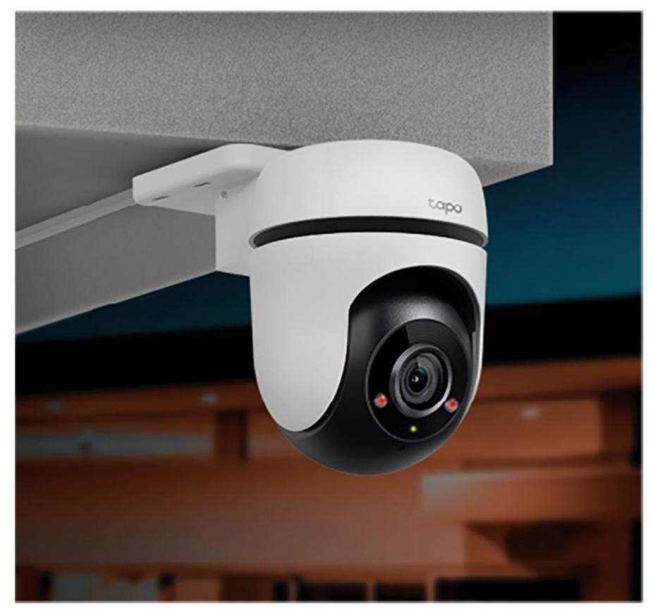 Tapo Outdoor Pan / Tilt Security WiFi Camera, 1080p, IP65 - TAPO C500