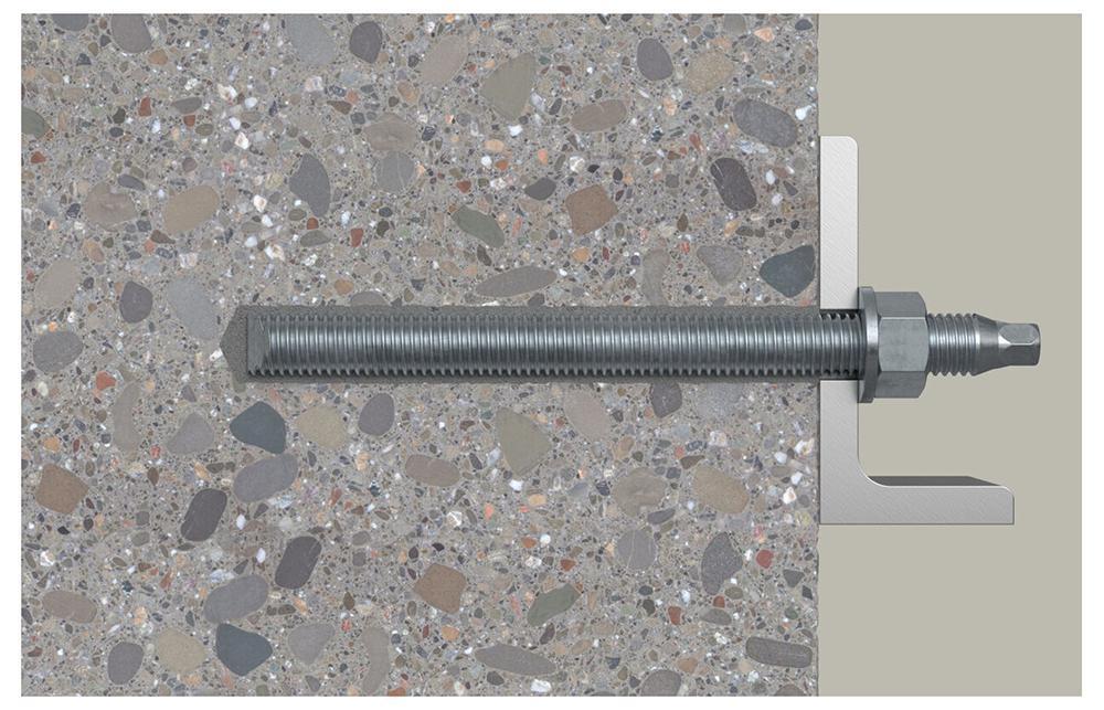 M12 X 300 mm RG M Acciaio galvanizzato in acciaio inossidabile, 10 pacchetto - 95705