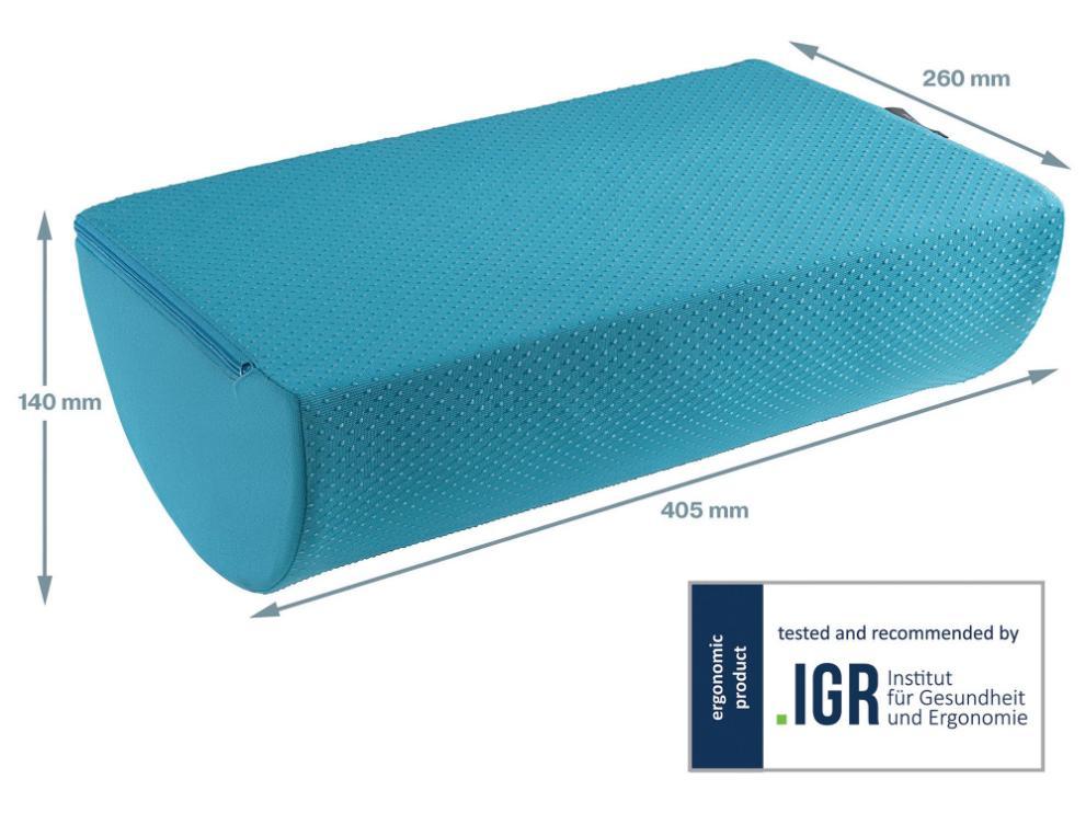 Repose-pieds de bureau Ergo Cosy, bleu calme - 53710061