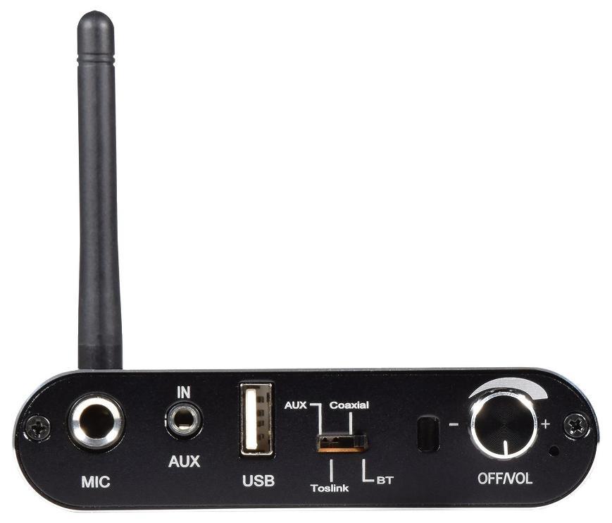Convertidor de audio multifunción digital a analógico y receptor Bluetooth