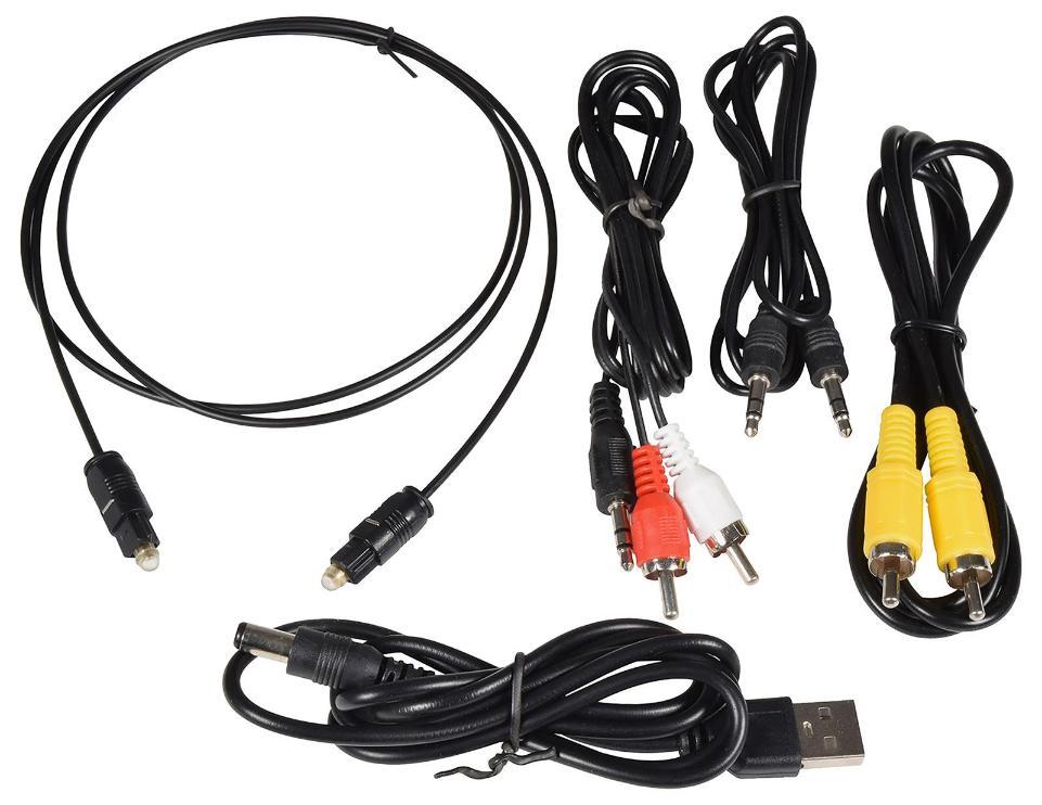 Convertidor de audio multifunción digital a analógico y receptor Bluetooth