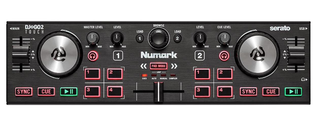 DJ2GO2 - Controlador DJ de bolsillo con interfaz de audio - DJ2GO2Touch